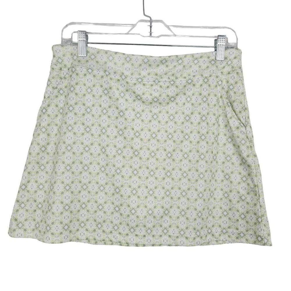 Grand Slam athletic skort size medium white green yellow